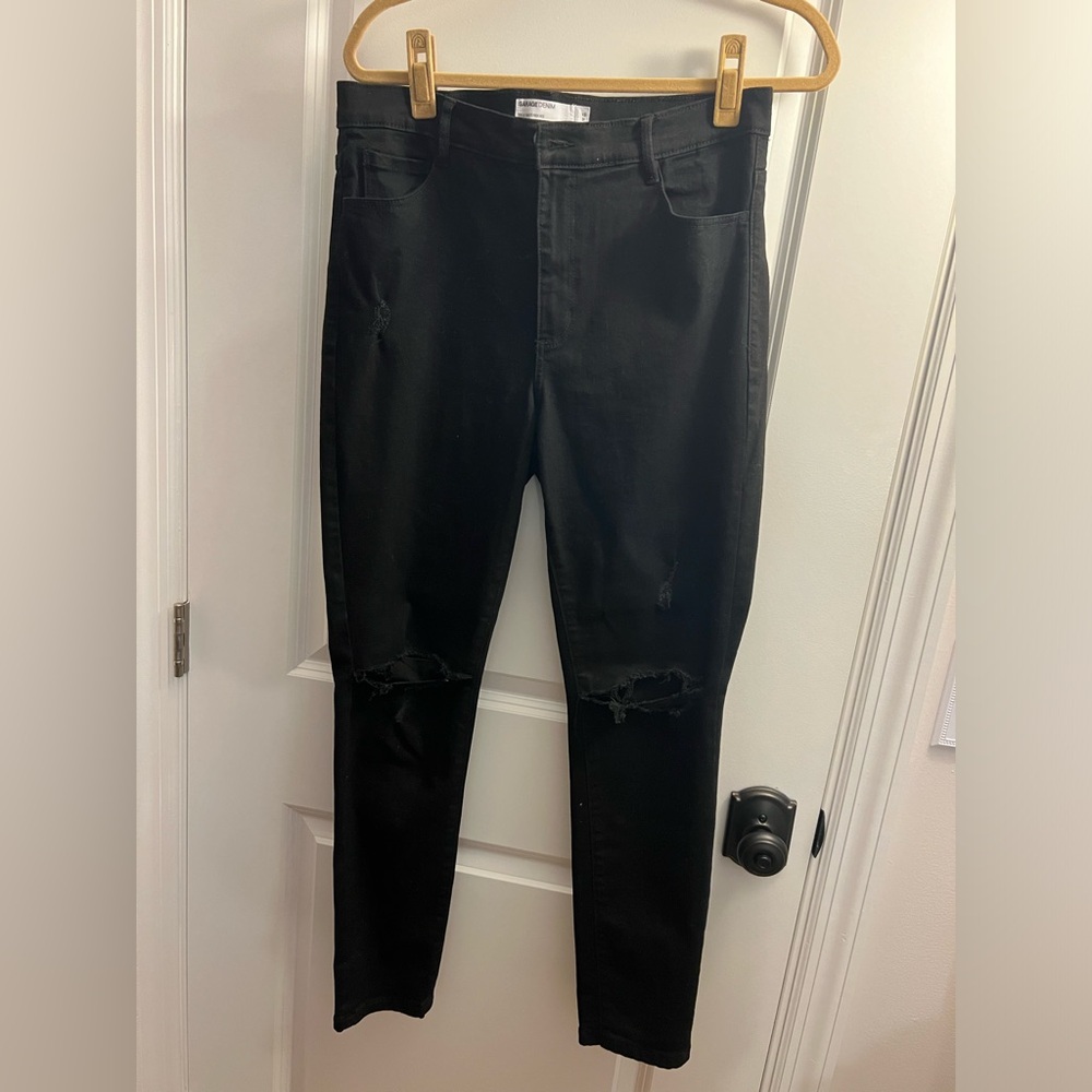 GARAGE Black Distressed Women's Jeans